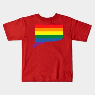 Connecticut state LGBT Pride Kids T-Shirt